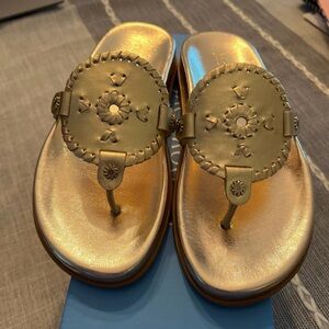 Jack rogers platinum Collins never worn